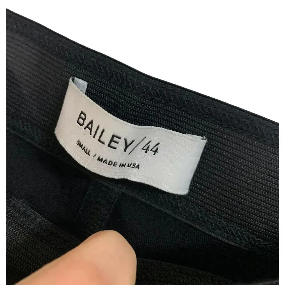 Bailey 44 Passion‎ Ruffle-Hem Cropped Pants Black Size Small